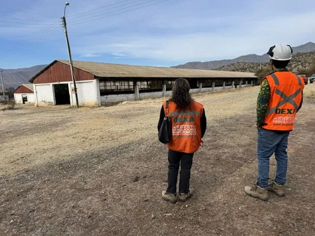 Visita técnica a terreno: inspección de un galpón rural